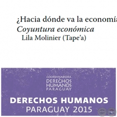 Hacia dónde va la economía  Conyuntura económica - DERECHOS HUMANOS EN PARAGUAY 2015 - Autora: LILA MOLINIER - Páginas 37 al 54 - Año 2015